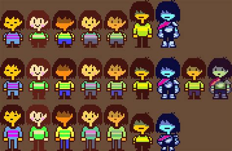 Frisk Chara And Kris But Theyre Combined 5x By Abbysek On Deviantart