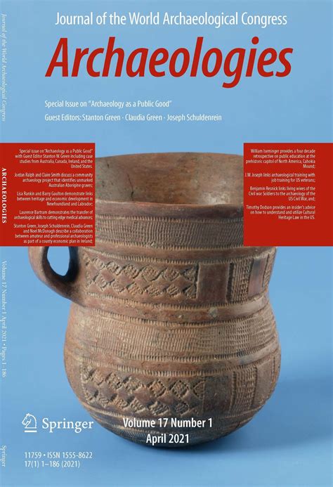 Professor Emeritus Green and Colleagues are Co-Editors of Archaeology ...