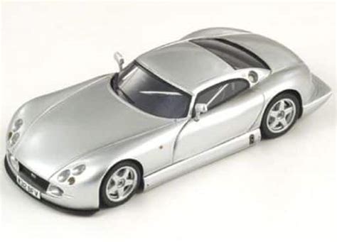 駿河屋 箱欠品 1 43 TVR Cerbera Speed 12 2000 シルバー S0235 モデルカー