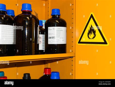 Pictograma de productos químicos fotografías e imágenes de alta