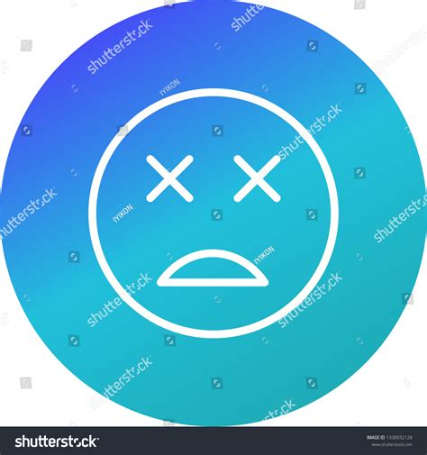 Illustration Dead Emoji Icon Stock Illustration 1330032128 | Shutterstock