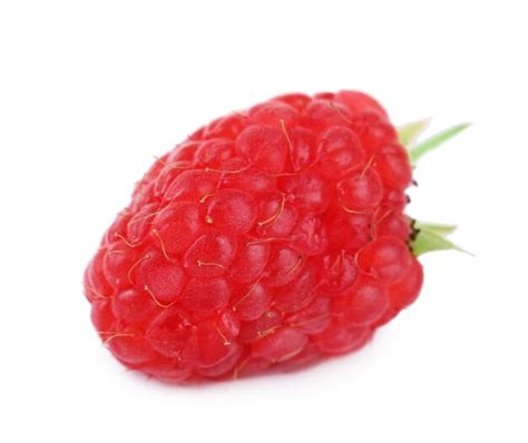 Premium Photo Fresh Raspberry Isolated On White