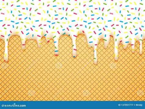 Seamless Ice Cream Texture