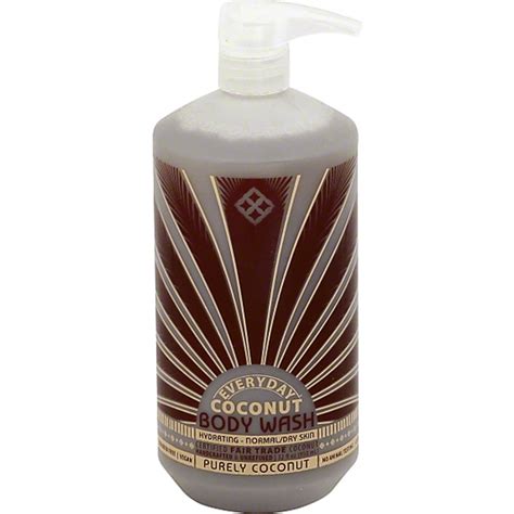 Everyday Coconut Body Wash Hydrating Purely Coconut Normaldry Skin