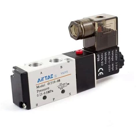 4V210 08 G1 4 2 Position 5 Port Air Solenoid Pneumaticandvalve