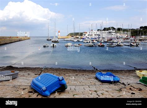 Port Tudy Harbour Ile De Groix Island Morbihan Bretagne Brittany France