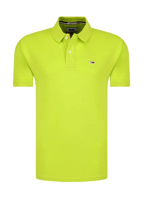 Polo Tjm Tommy Classic Solid Regular Fit Pique Tommy Jeans Lime