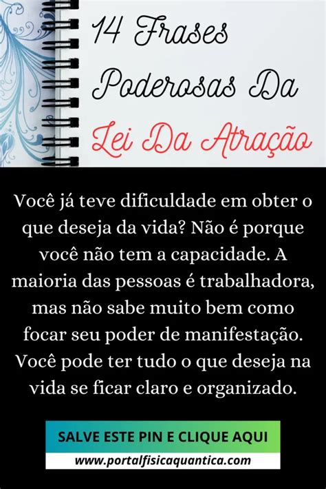 14 Frases Poderosas Da Lei Da Atração