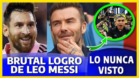 Increíble LEO MESSI Deja al Mundo Atónito Con Nuevo Logro