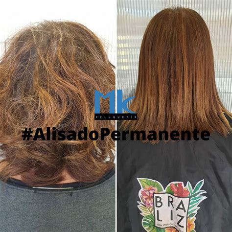 Alisado permanente con Braliz Peluquería MK