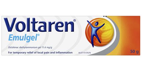 Voltaren Emulgel Muscle And Back Pain Relief 50 G Skulibrary