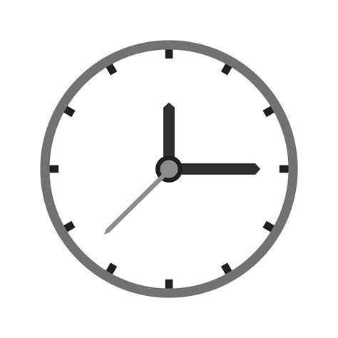 Clock Icon Design 498398 Vector Art At Vecteezy