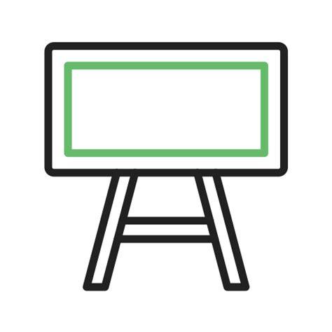 Chalkboard Generic Outline Color Icon