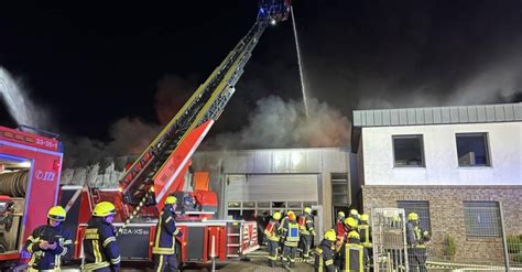 Brand Einer Lagerhalle Einsatzbericht Lohne