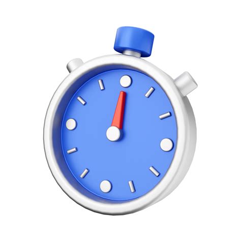 3d Stopwatch Timer Icon Render Illustration 22051255 Png