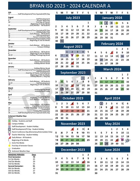 Birdville Isd 2024-24 Calendar With Holidays - Dusty Glynnis