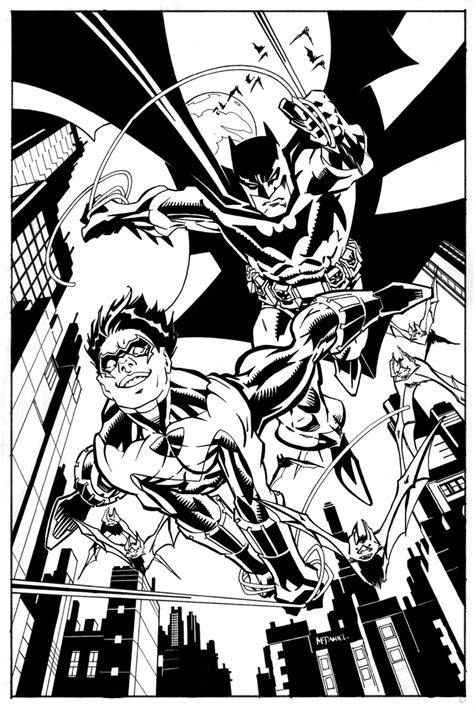 BATMAN and NIGHTWING by ScottMcDaniel on DeviantArt