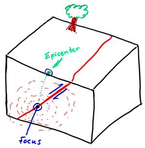 Focus And Epicenter Diagram