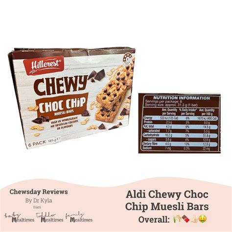 Aldi Chewy Choc Chip Muesli Bars Chewsday Reviews