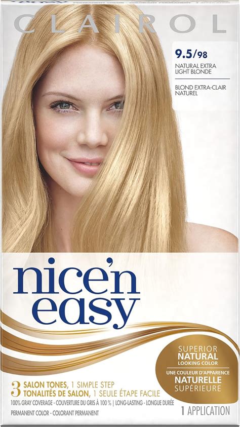 Amazon Clairol Nice N Easy Natural Extra Light Blonde