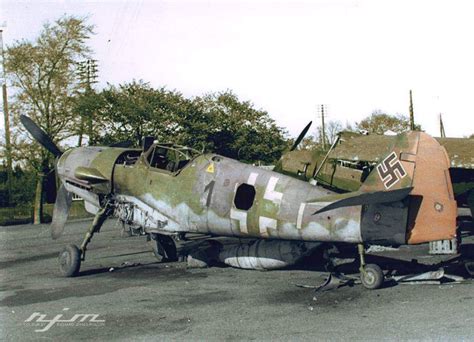 Bf109k 4 From 10jg51 That Landed On Borholm Island Denmark In