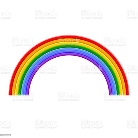 Colorful Rainbow Vector Illustration Stock Illustration Download Image Now Abstract