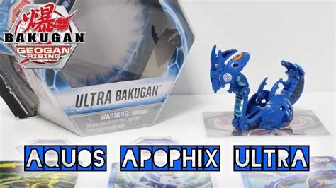 Aquos Apophix Ultra Single Pack Geogan Rising Bakugan Unbox Youtube