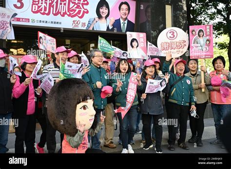 Taipeh Taiw N De Enero De La Pol Tica Taiwanesa Del Partido