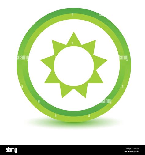 Sun Symbol Green Hi Res Stock Photography And Images Alamy