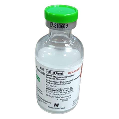 Isophane Insulin Injection IP at Rs 85/vial | इंसुलिन इंजेक्शन in Jalandhar | ID: 25829424297