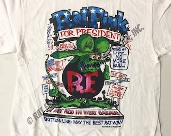 Official Rat Fink Mighty Mopar T Shirt Ed Big Daddy Roth Etsy