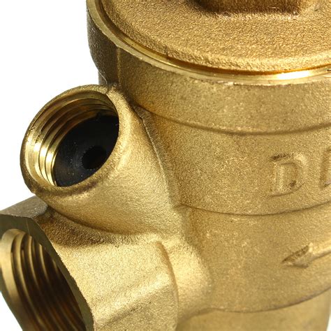 Adjustable DN15 Bspp Brass Water Pressure Reducing Valve With Gauge Flow