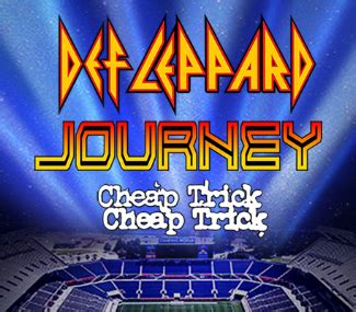 Def Leppard And Journey Joined By Cheap Trick Camping World Stadium