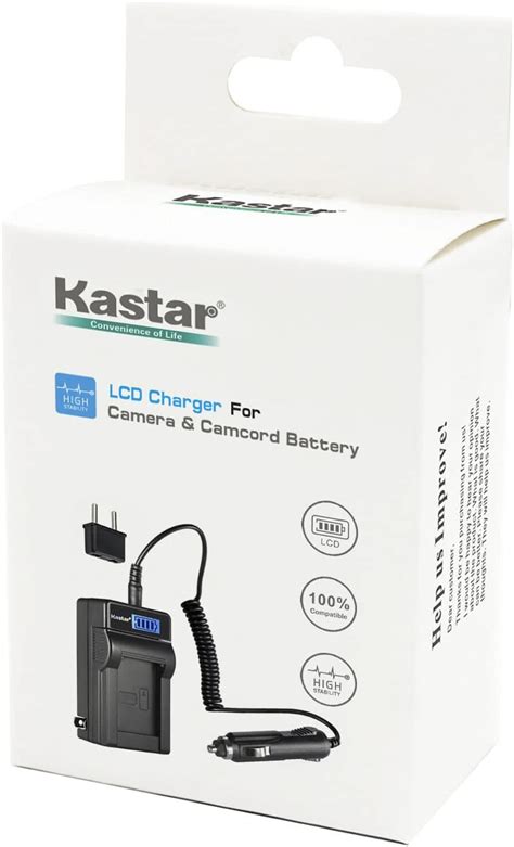 Kastar Paquete de 4 baterías EN EL23 y cargador de CA LCD compatible