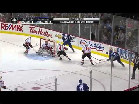 Canucks Vs Flames Highlights Youtube