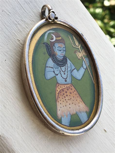 Hindu Indian Mahadev Shiva God Of Destruction Painting Etsy Shiva