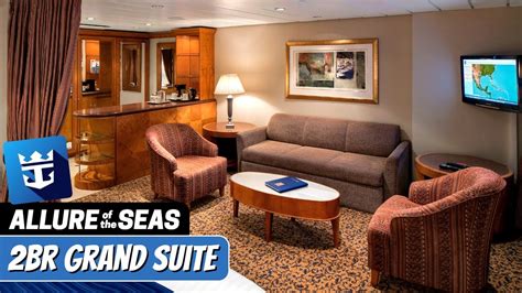 Allure Of The Seas 2BR Grand Suite Tour Review 4K Royal Caribbean