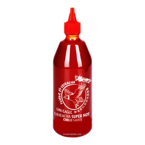 Uni Eagle Sriracha Super Hot Chilli Sauce X Ml Velkommen