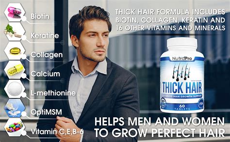 Thick Hair Growth Vitamins Hair Growth Pills With Dht Blocker Stimulates Faster