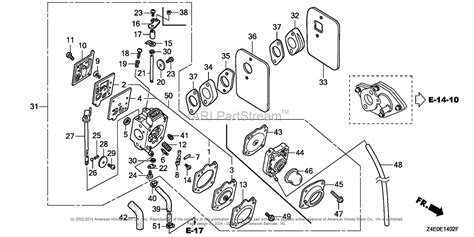 Honda Engines GX100U KRA2 ENGINE JPN VIN GCAGK 1000001 Parts Diagram