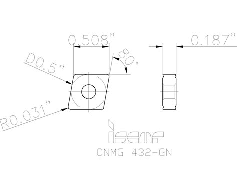 Iscar Cutting Tools Metal Working Tools Cnmg Gn Cnmg Gn