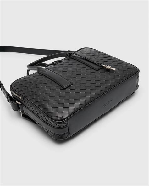 Bottega Veneta Men S Getaway Intrecciato Large Briefcase Neiman Marcus