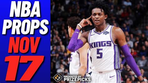 NBA Player Props Bets 11 17 22 On PRIZEPICKS NBA Props Best Bets