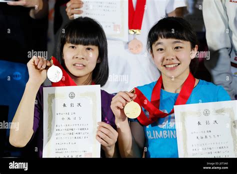 L R Hana Koike Momoka Miyajima April16 2017 Sport Climbing