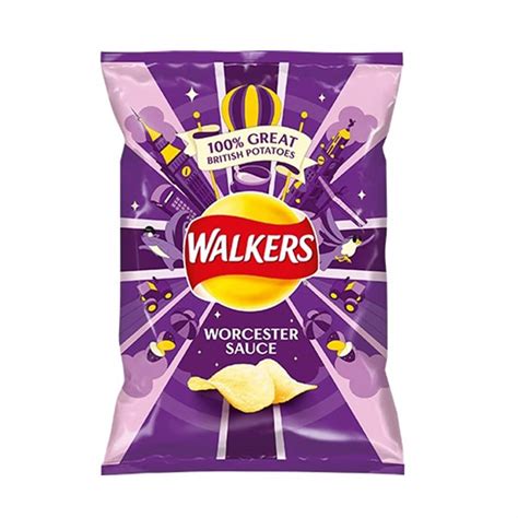 WALKERS WORCESTER SAUCE CRISPS – The British Store