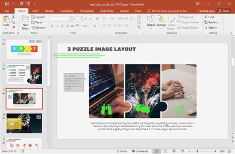 Powerpoint Vorlage Erstellen Elegant Animierte Neujahr To Do Liste