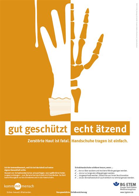 Plakate Etem Das Magazin Ihrer Berufsgenossenschaft