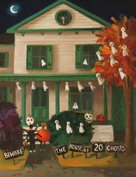 The House Of Twenty Ghosts Janet Hill Canadian Painters Janet Hill