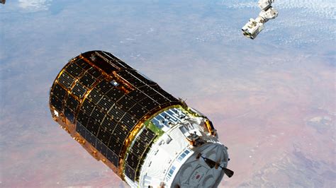 Final Jaxa H Ii Transfer Vehicle Bids Farewell To Iss Nasaspaceflight