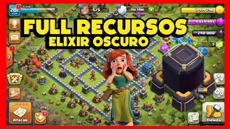 Farmea Elixir Oscuro Rapido Y Sencillo Clash Of Clans Youtube